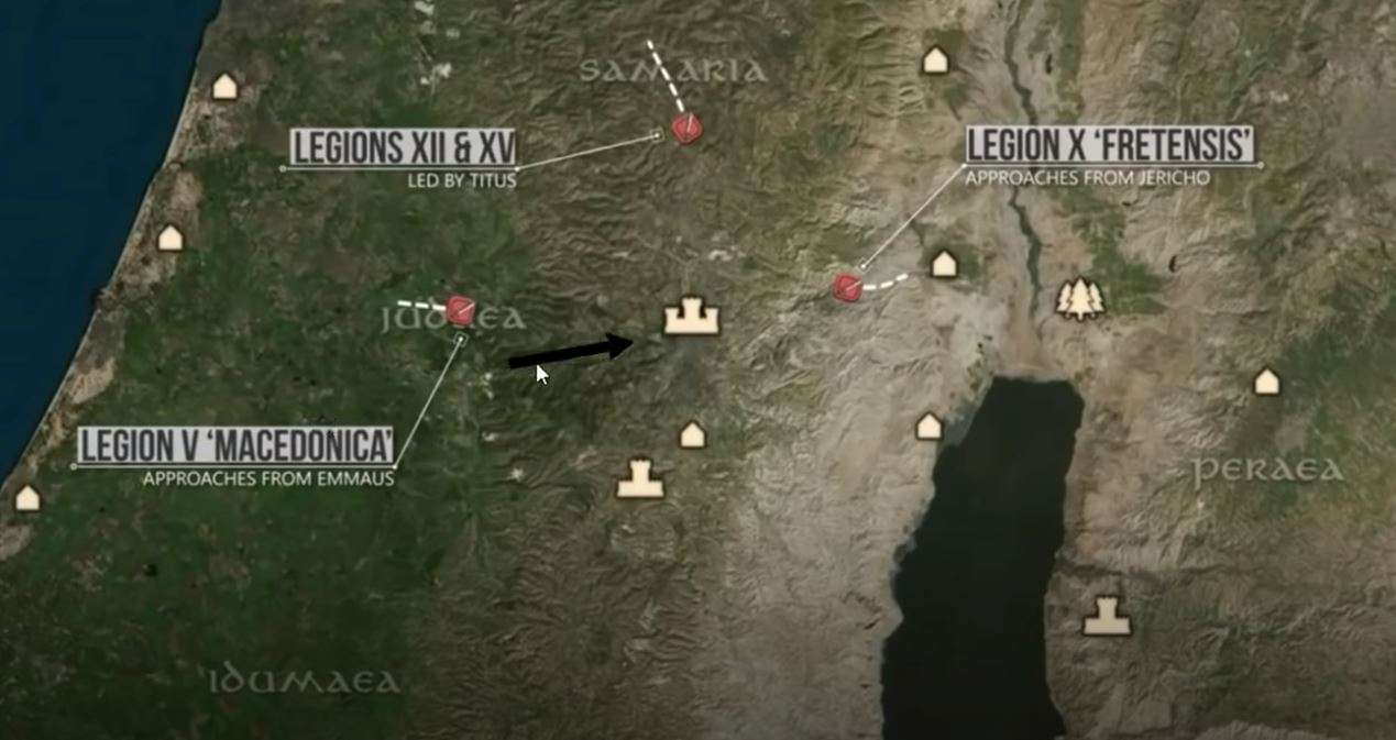 assedio gerusalemme avvicinamento