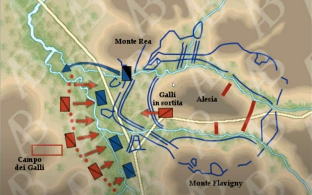 La battaglia di Alesia. Giulio Cesare sottomette le Gallie - Scripta Manent