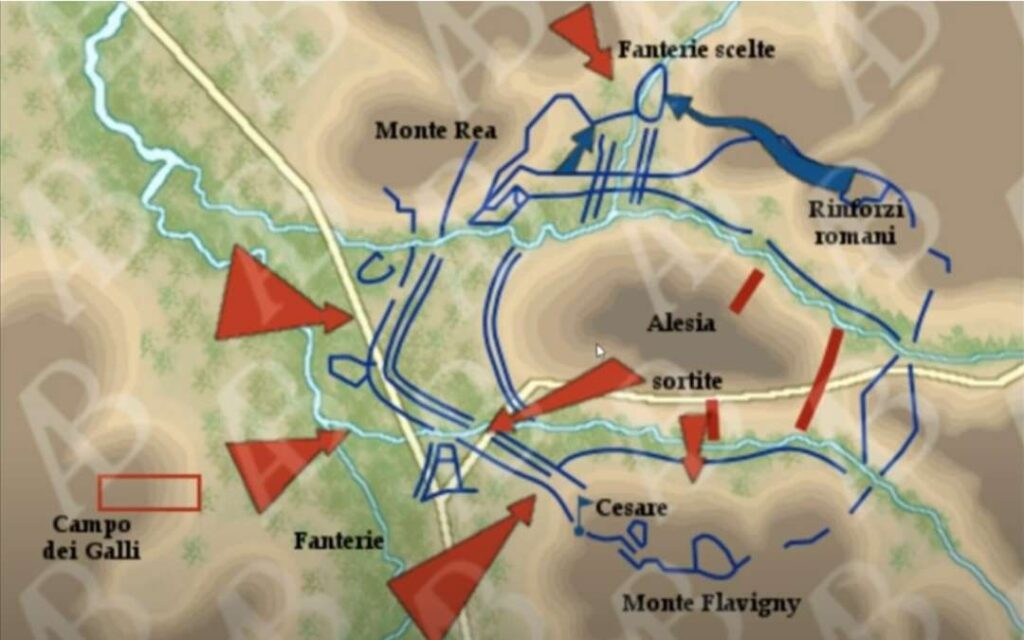 La battaglia di Alesia. Giulio Cesare sottomette le Gallie - Scripta Manent