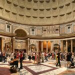 Einblick Panorama Pantheon Rom