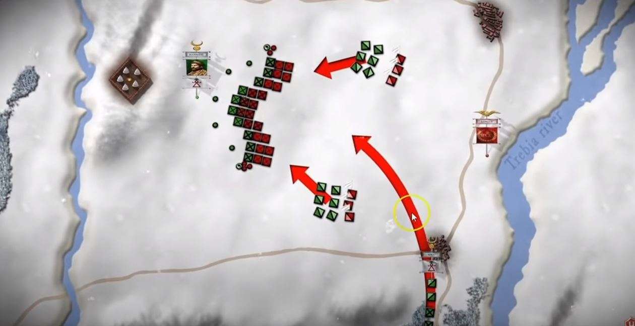 battaglia trebbia attacco magone