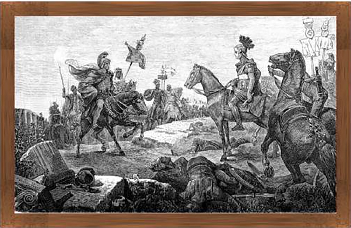 Il discorso tra Scipione e Annibale prima della battaglia di Zama Scripta Manent Il discorso tra Scipione e Annibale prima della battaglia di Zama Scripta Manent