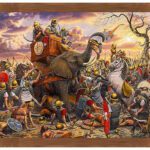Battaglia di Zama cornice
