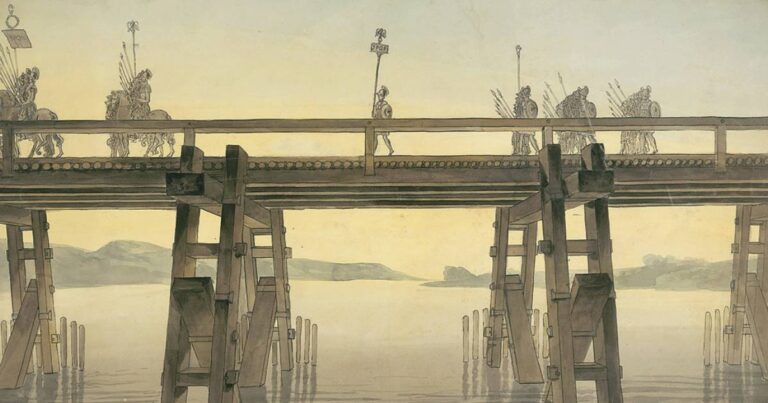 Il ponte di Cesare sul Reno: come venne costruito?