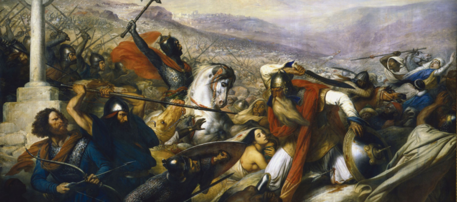 La battaglia di Poitiers, 732 d.C. Carlo Martello annienta gli arabi