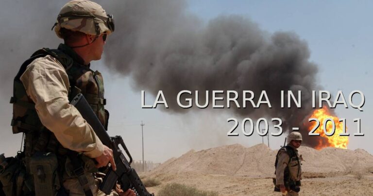 La guerra in Iraq o seconda guerra del Golfo: riassunto completo