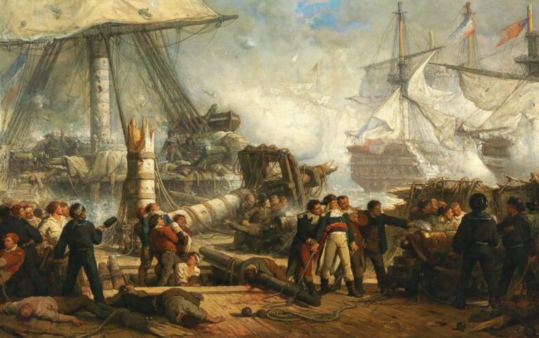 La battaglia di Trafalgar (1805). Horatio Nelson sconfigge i francesi