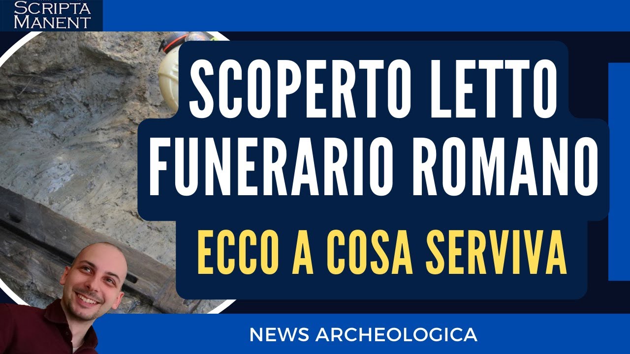 Scoperto letto funerario