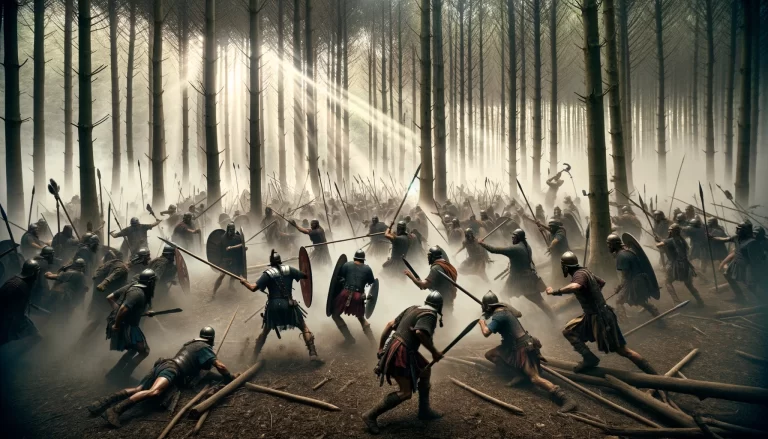 La battaglia della Selva Arsia, 509 a.C. Romani contro Etruschi