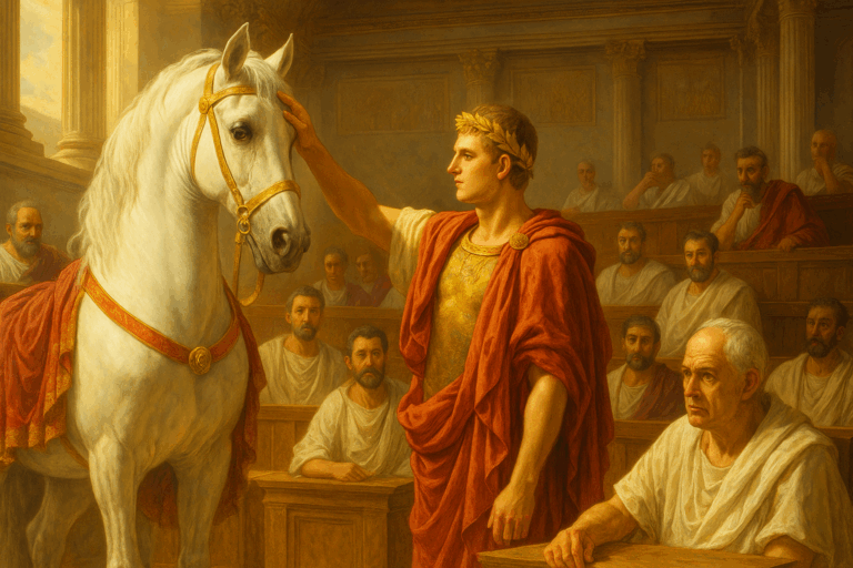 Davvero Caligola nominò senatore il suo cavallo?