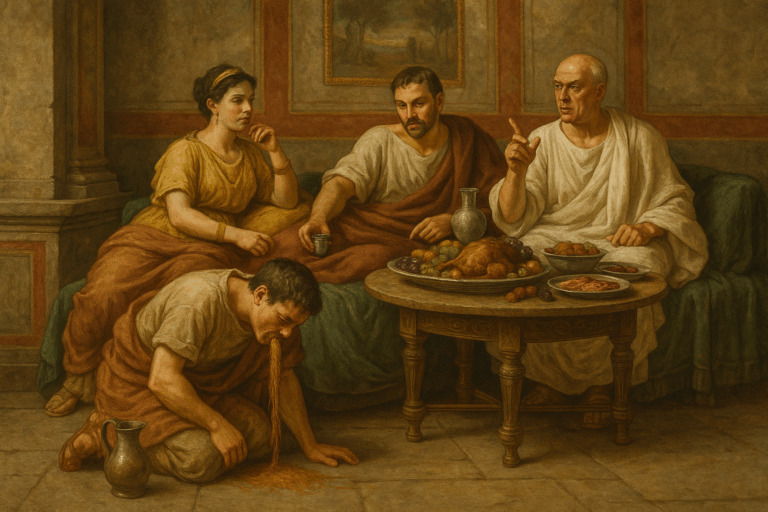 Il Vomitorium: gli antichi romani vomitavano davvero per rimangiare?