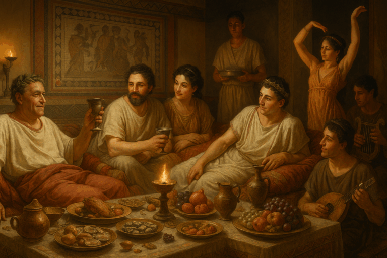 Antica Roma: party, lusso e segreti dei banchetti romani
