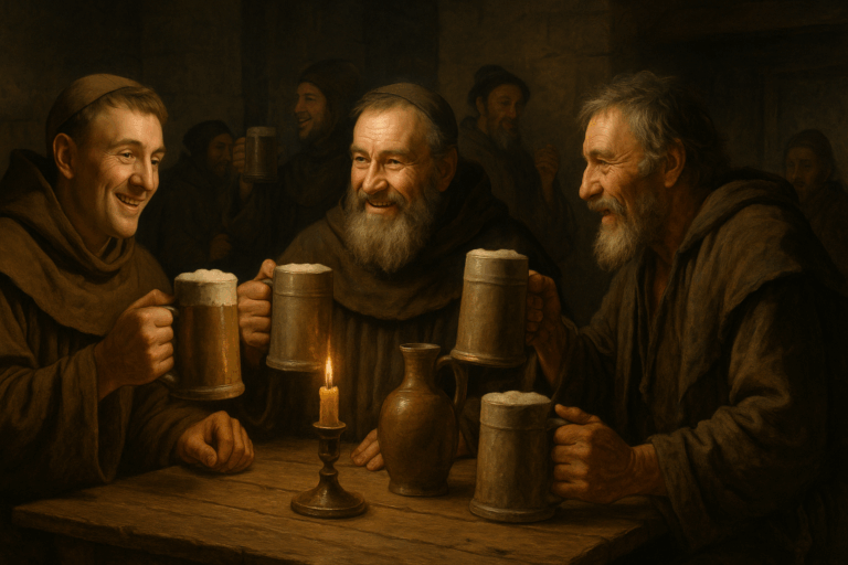 Storia birra Medioevo: l’origine segreta dell’happy hour antico.