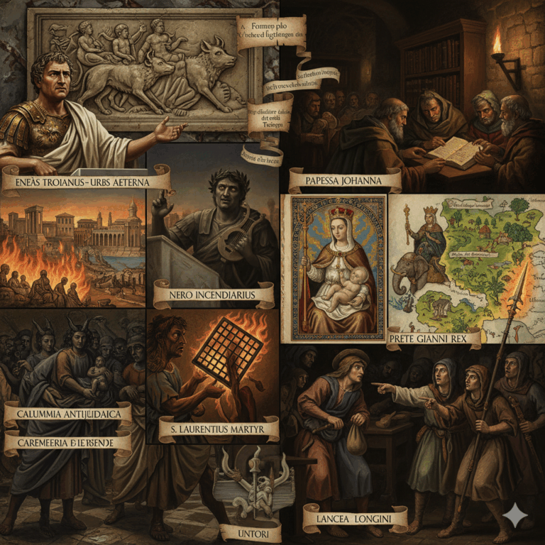 Bufale storiche da Roma al Medioevo: miti e menzogne che hanno plasmato civiltà