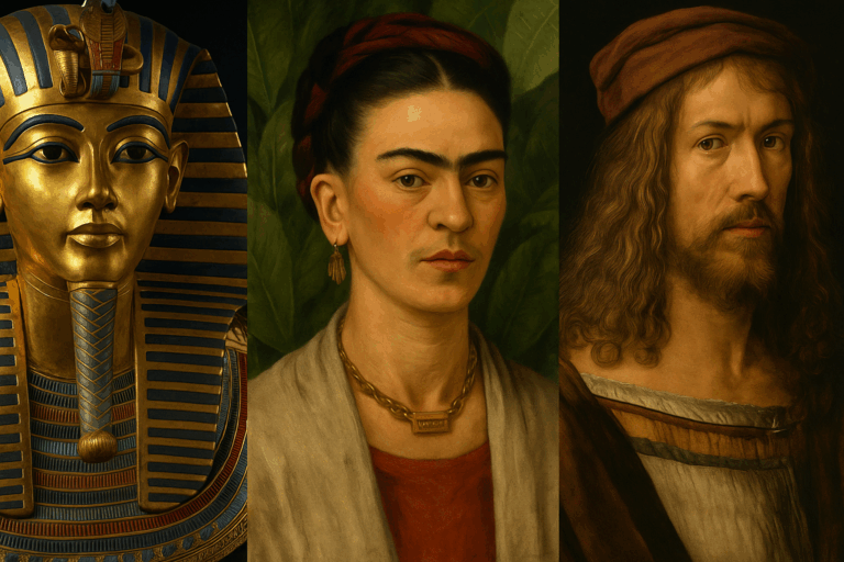 Storia dell’autoritratto: Tutankhamon, Kahlo e l’arte di autorappresentarsi.