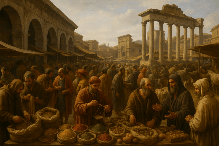 Mercati antichi e medievali: storia di truffe, affari e nascita della finanza moderna