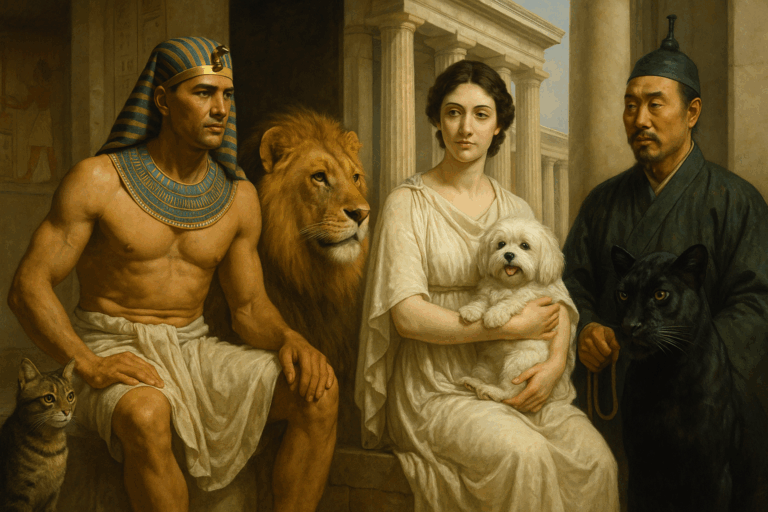Animali domestici ed esotici usati come status symbol nell’antichità