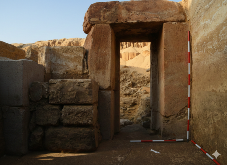 Scoperto ad Abusir il monumentale Tempio Solare di Niuserre
