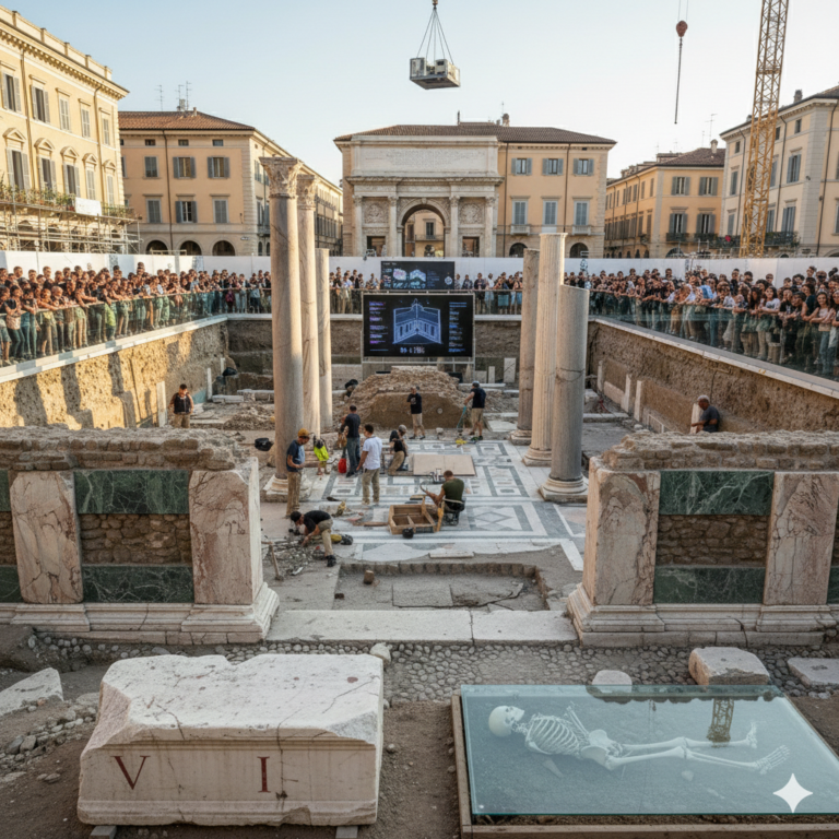 Fano: ritrovata la leggendaria Basilica progettata da Vitruvio