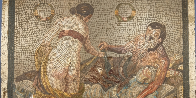Mosaico romano di Folignano: scoperta la vera origine del reperto rubato