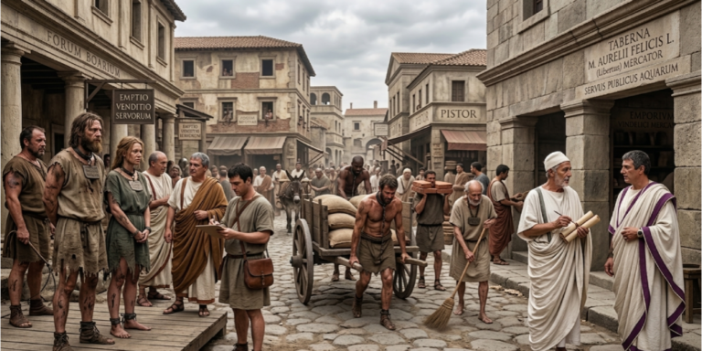 La schiavitù nell’antica Roma: l’evoluzione da oggetti a persone