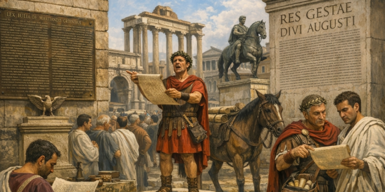 LA PROPAGANDA DEGLI IMPERATORI ROMANI. COME COMUNICAVANO SENZA GIORNALI E INTERNET?