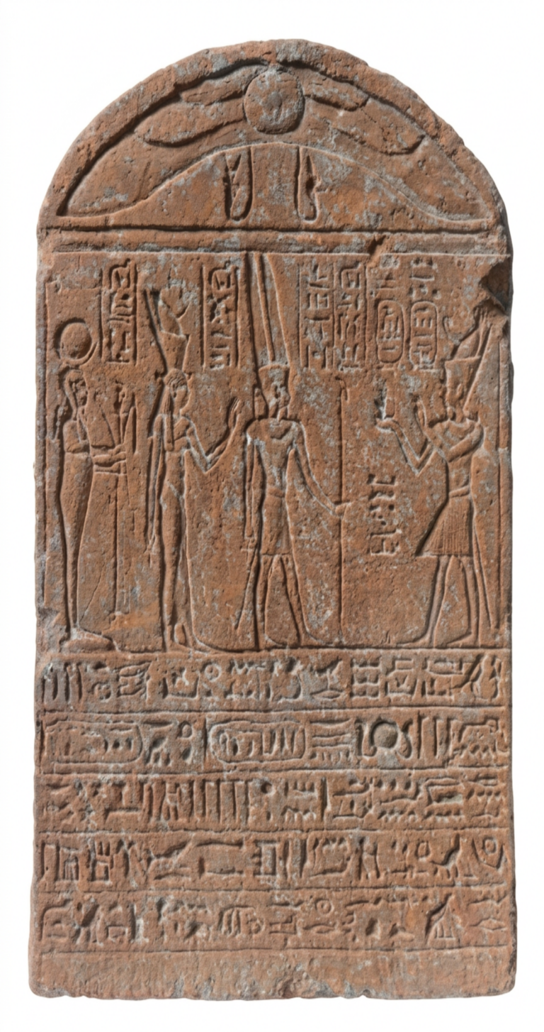 L’effigie di Tiberio ritrovata presso il complesso templare di Karnak.