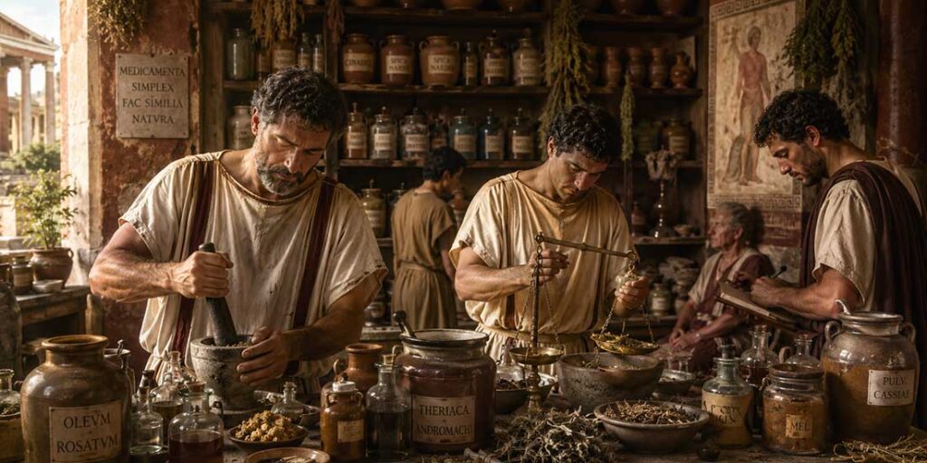 Farmacisti antica Roma