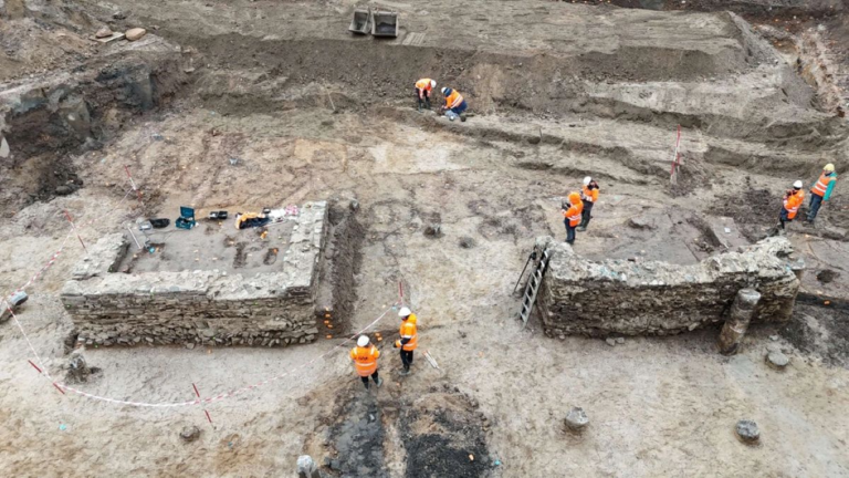 Un monumentale complesso termale romano riemerge a Nijmegen