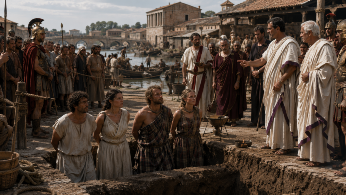 I romani praticavano sacrifici umani Sacrificio umano nell'antica Roma: due coppie di stranieri sepolte vive nel Foro Boario davanti a magistrati romani e cittadini